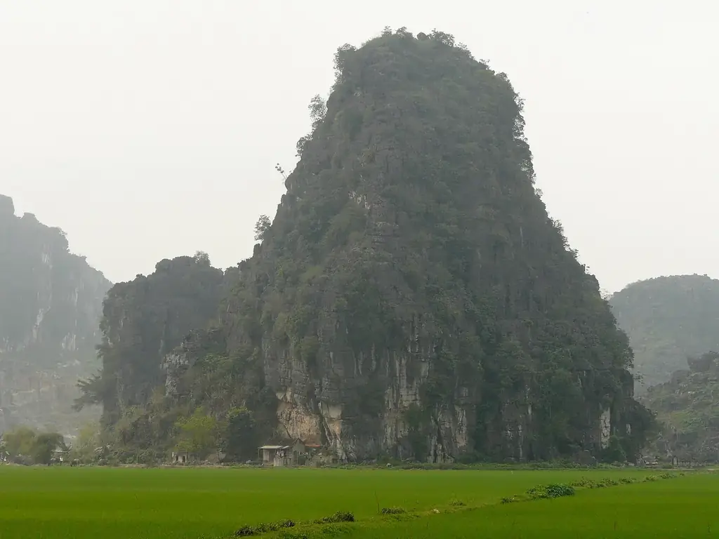 Limestone landscape near Hoa Lu